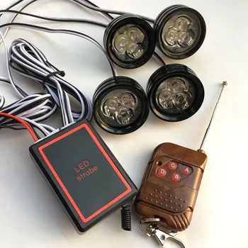 Wireless Remote Stroboscope Led Police Light 4*9W Led Car Truck Ambulance Emergency Flashing Firemen Strobe Warning Light DC 12V
Wireless Remote Stroboscope Led Police Light 4*9W Led Car Truck Ambulance Emergency Flashing Firemen Strobe Warning Light DC 12V