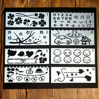 8pcs/pack Novelty Floral Plastic DIY Drawing Template Ruler Promotional Gift Stationery School Supplies Xmas Gift Multi Ruler
8pcs/pack Novelty Floral Plastic DIY Drawing Template Ruler Promotional Gift Stationery School Supplies Xmas Gift Multi Ruler