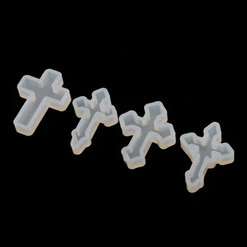 Pack of 4Pcs Cross Shape Silicone Pendants DIY Mold Mould for Resin Casting Epoxy Handmade Crafts Jewelry Making
Pack of 4Pcs Cross Shape Silicone Pendants DIY Mold Mould for Resin Casting Epoxy Handmade Crafts Jewelry Making