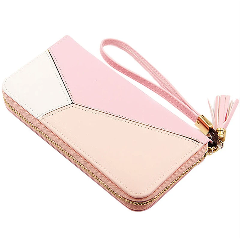 WESTERN AUSPICIOUS Wallet Female PU Leather Pink/blue/black Zipper Wallet Women Business Card Holder Wallet Cellphone Bag 2019
WESTERN AUSPICIOUS Wallet Female PU Leather Pink/blue/black Zipper Wallet Women Business Card Holder Wallet Cellphone Bag 2019