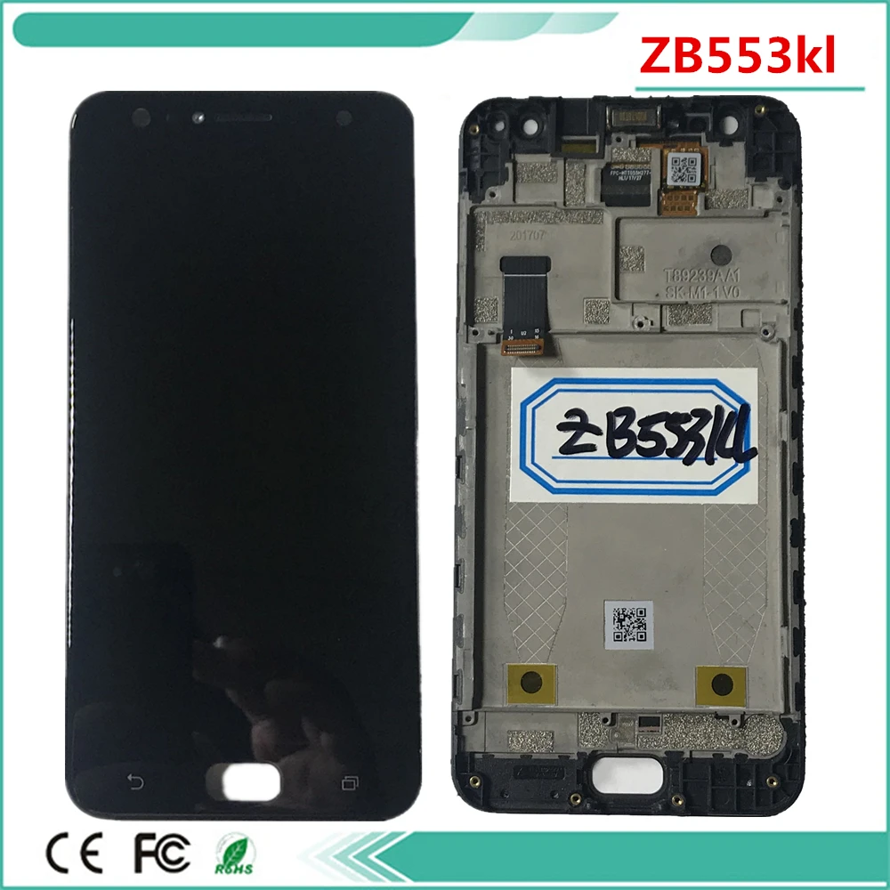 ЖК-дисплей 5 дюйма для Asus Zenfone 4 Selfie ZB553KL X00LD X00LDA панель с сенсорным экраном и