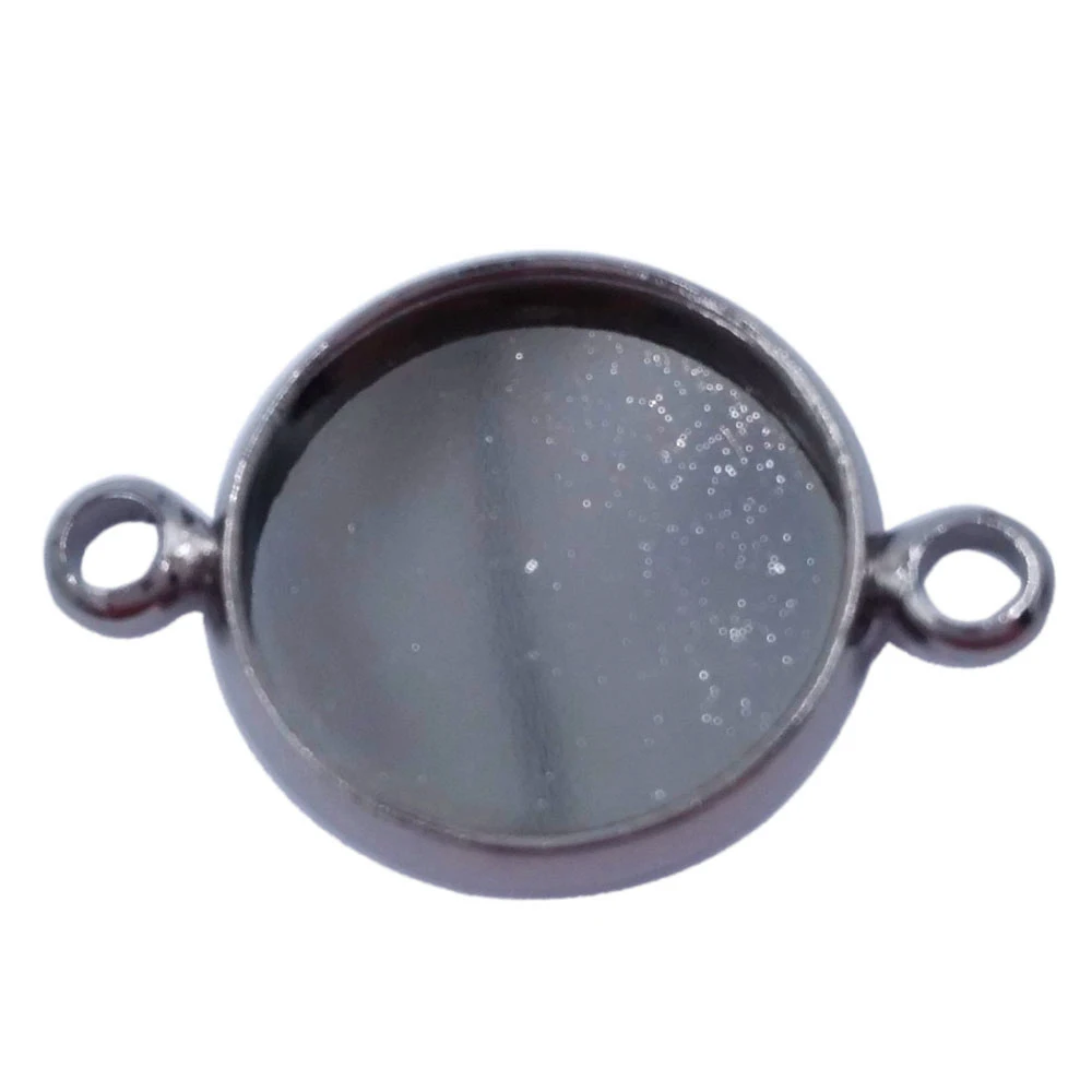 Gun Metal Black 1000pcs 10mm 12mm 14mm 16mm 18mm 20mm 25mm Round Bezel Blank Links Connectors Pendant Trays Settings PT42
Gun Metal Black 1000pcs 10mm 12mm 14mm 16mm 18mm 20mm 25mm Round Bezel Blank Links Connectors Pendant Trays Settings PT42