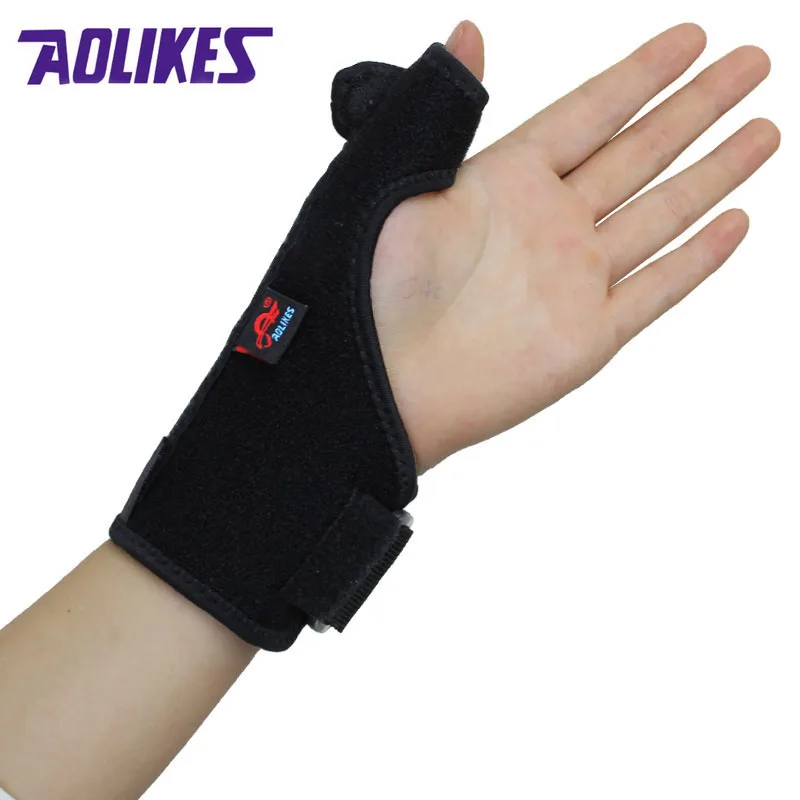 1PCS Elastic Thumb Wristband Spring Steel Wrap Hand Palm Wrist Brace Right Or Left Hand Support Corrector Bandage
1PCS Elastic Thumb Wristband Spring Steel Wrap Hand Palm Wrist Brace Right Or Left Hand Support Corrector Bandage