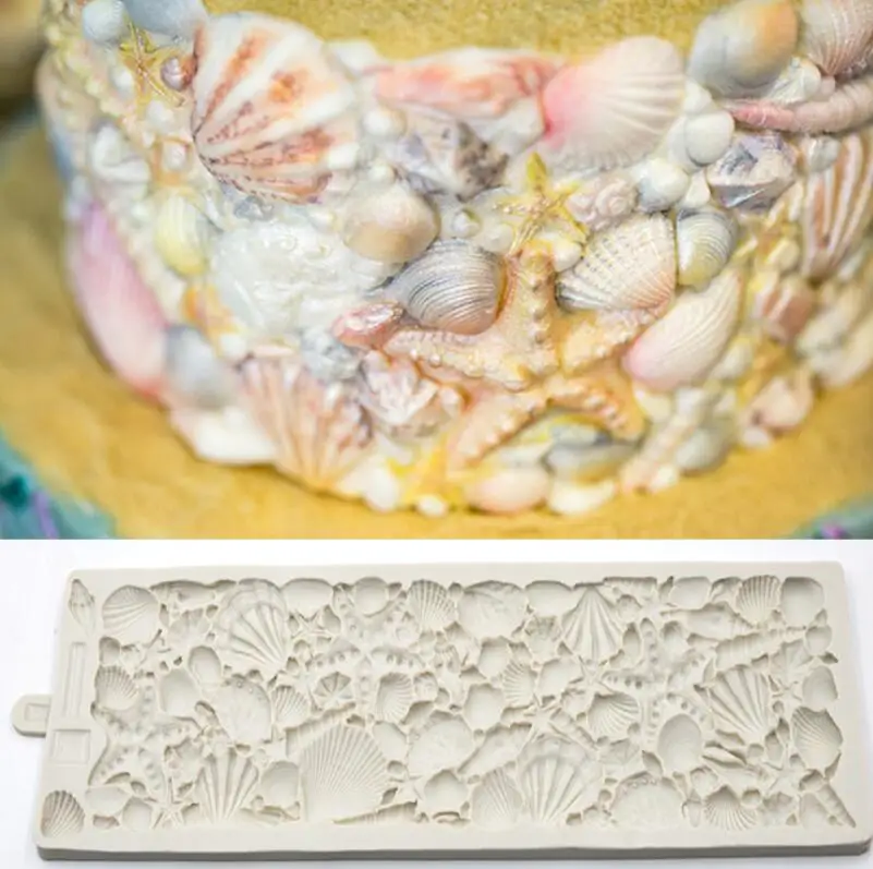 Luyou 1pcs Conch Starfish Cake Mold Silicone Mold Fondant Mold Chocolate Mold Cake Decorating Tools Birthday Cake Mould FM1798
Luyou 1pcs Conch Starfish Cake Mold Silicone Mold Fondant Mold Chocolate Mold Cake Decorating Tools Birthday Cake Mould FM1798