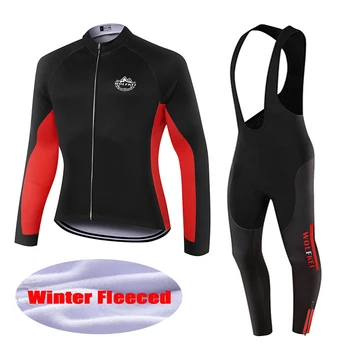 ropa ciclismo 2020 WOLFKEI Winter thermal fleece cycling Clothing bib tights set Outdoor Sportswear Mountain Bicycle clothes
ropa ciclismo 2020 WOLFKEI Winter thermal fleece cycling Clothing bib tights set Outdoor Sportswear Mountain Bicycle clothes