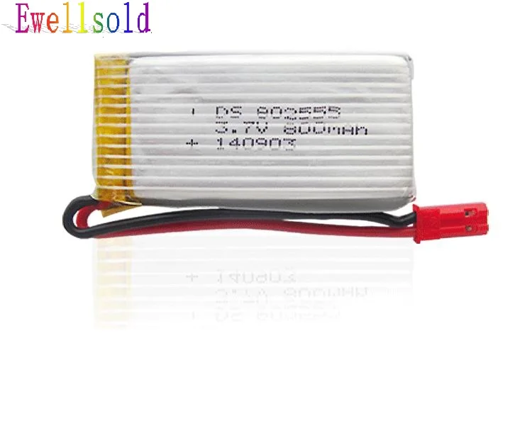 

F181 F187 F163 RC Helicopter H12C H12W RC Quadcopter spare parts 3.7V 800mah Li-polymer battery 2pcs/lot