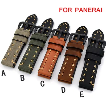 New Brown Yellow Black Green Gray Watch Band For PANERAI FOSSIL Genuine Leather Strap Brown 20 22 24 26mm Watchband Bracelet
New Brown Yellow Black Green Gray Watch Band For PANERAI FOSSIL Genuine Leather Strap Brown 20 22 24 26mm Watchband Bracelet