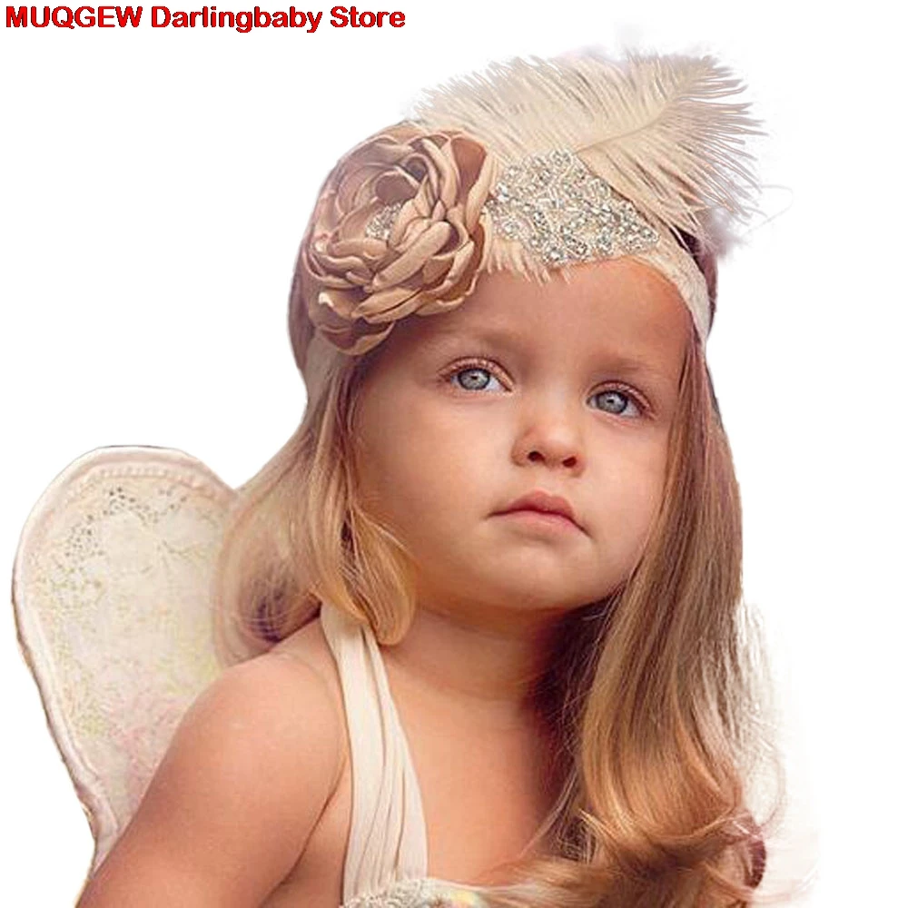 Newborn Baby Girls Formal Party Flower Diamond Feather Headwear Headdress Hairband Headband Photography Props Hair Accessories
Newborn Baby Girls Formal Party Flower Diamond Feather Headwear Headdress Hairband Headband Photography Props Hair Accessories