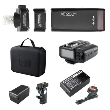 Godox AD200Pro Pocket Flash TTL Flash w/ Flash X1T-C Trigger Head Speedlite/Bare Bulb All in One Flash Kit for Canon EOS Camera
Godox AD200Pro Pocket Flash TTL Flash w/ Flash X1T-C Trigger Head Speedlite/Bare Bulb All in One Flash Kit for Canon EOS Camera