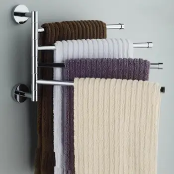 Towel Bar Stainless Steel Rotating Towel Rack Bathroom Kitchen Wall-mounted Towel Polished Rack Holder Hardware Accessory
Towel Bar Stainless Steel Rotating Towel Rack Bathroom Kitchen Wall-mounted Towel Polished Rack Holder Hardware Accessory