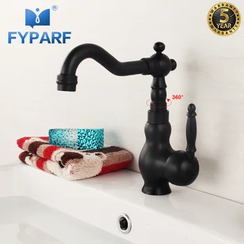 FYPARF Black Matte Bathroom Faucet Rotate Single Handle Hot Cold Water Mixer Taps Crane Deck Mount Water Taps For Bathroom Sink
FYPARF Black Matte Bathroom Faucet Rotate Single Handle Hot Cold Water Mixer Taps Crane Deck Mount Water Taps For Bathroom Sink