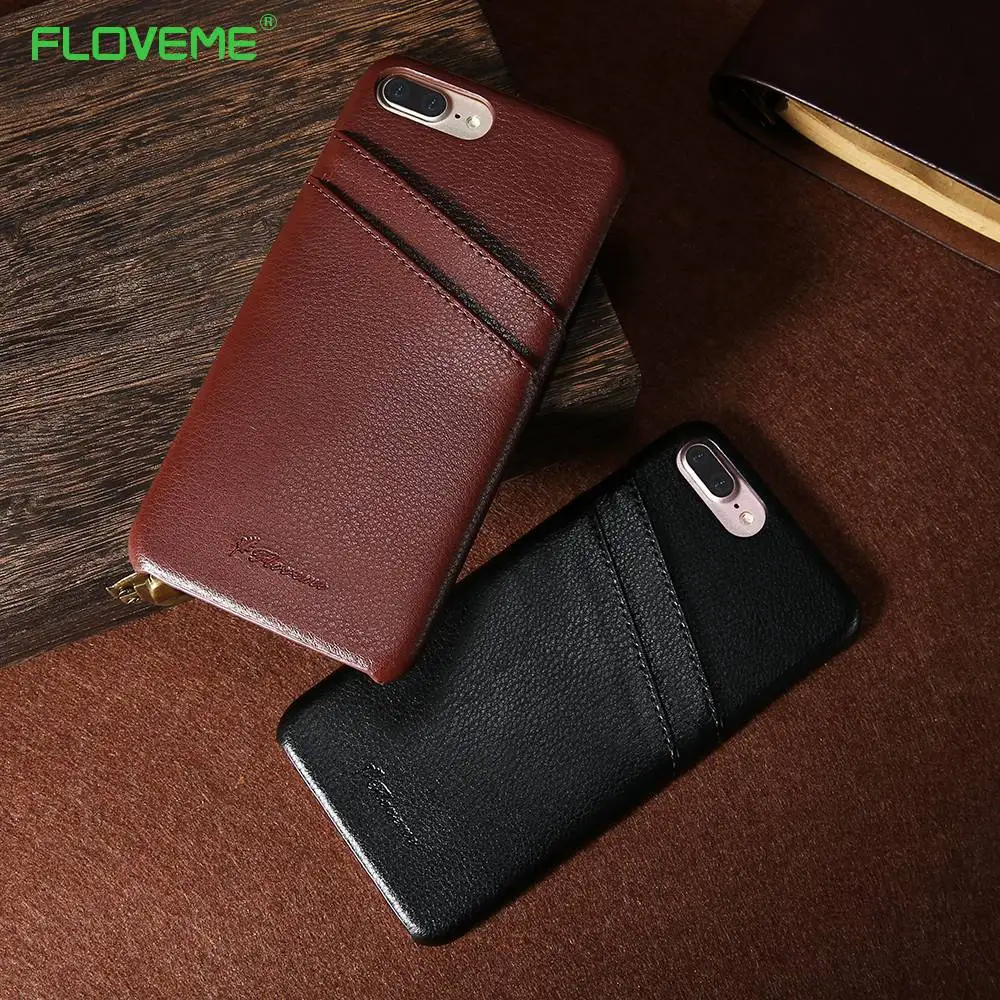 FLOVEME Genuine Cowhide Leather Phone Case For iPhone 7 6 6s Plus Back Cover With Card Slots For Apple iPhone 7 6S 6 Plus Shells
FLOVEME Genuine Cowhide Leather Phone Case For iPhone 7 6 6s Plus Back Cover With Card Slots For Apple iPhone 7 6S 6 Plus Shells
