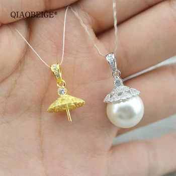QIAOBEIGE 925 sterling silver diy pendant mountings cover dangle pendant accessory jewerly making glued pearls heart shape
QIAOBEIGE 925 sterling silver diy pendant mountings cover dangle pendant accessory jewerly making glued pearls heart shape