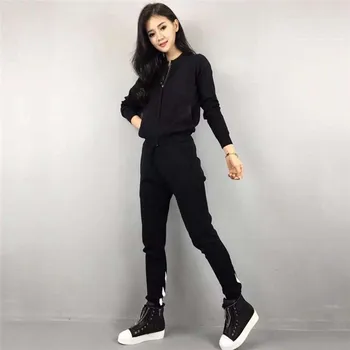 Fashion Slim Women Suit Hooded Pullovers with Oblique Fringe Pattern & Letter Print Long Pants Casual HipPop Clothes Streetwears 
Fashion Slim Women Suit Hooded Pullovers with Oblique Fringe Pattern & Letter Print Long Pants Casual HipPop Clothes Streetwears