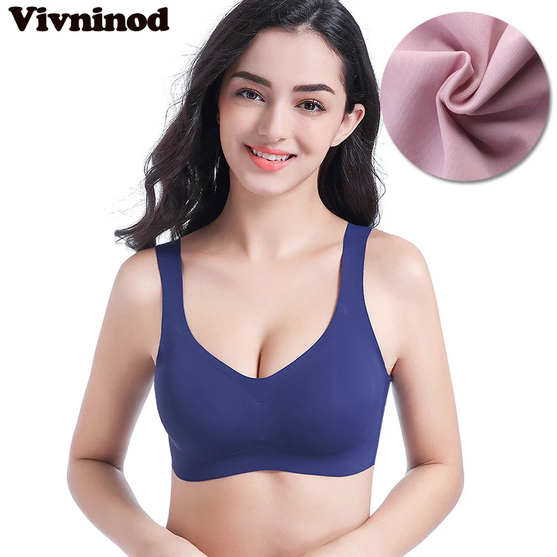 Women Sexy Seamless Bra With Push Up Solid Color Breathable Wire Free Fitness Tank Top Vest Bras Crop Top Seamless Sleeping Bras
Women Sexy Seamless Bra With Push Up Solid Color Breathable Wire Free Fitness Tank Top Vest Bras Crop Top Seamless Sleeping Bras