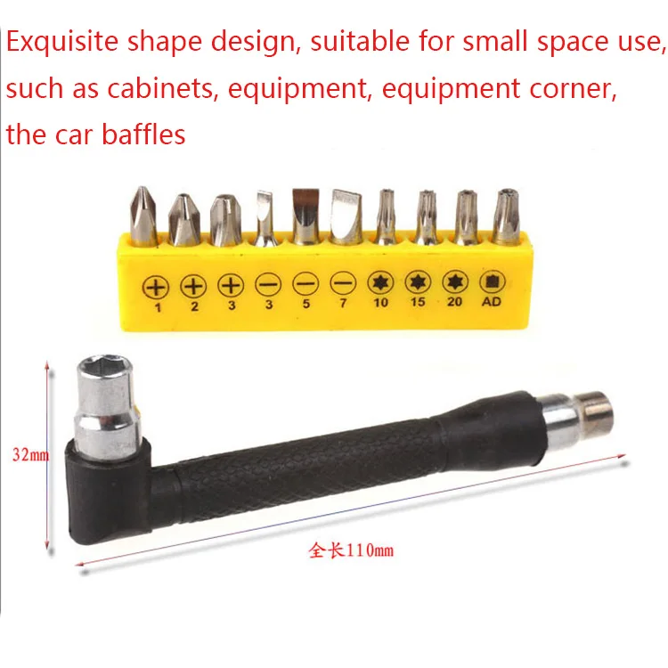 free shipping 10in 1 combo screwdriver multi-purpose screwdriver L-type multi-purpose screwdriver small space elbow screwdriver
free shipping 10in 1 combo screwdriver multi-purpose screwdriver L-type multi-purpose screwdriver small space elbow screwdriver
