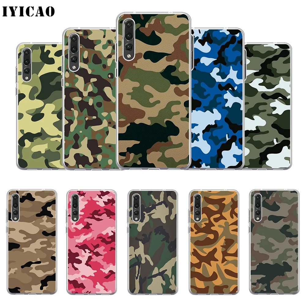 IYICAO camouflage Army green Soft Silicone Phone Case for Huawei P30 P20 Pro P10 P9 P8 Lite P Smart TPU Cover
IYICAO camouflage Army green Soft Silicone Phone Case for Huawei P30 P20 Pro P10 P9 P8 Lite P Smart TPU Cover