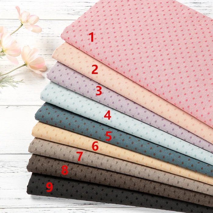 50*140CM Dot Japanese Yarn Dyed Cotton Fabric Handmade DIY Professional Quilting Cotton Patchwork Pillow ,Bag Cloth
50*140CM Dot Japanese Yarn Dyed Cotton Fabric Handmade DIY Professional Quilting Cotton Patchwork Pillow ,Bag Cloth