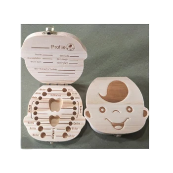LF Sxsounai English/Spanish/French/Russian/ItalianWooden Box Tooth Box Organizer Save Milk Teeth Box Storage Teeth Gift Umbilica
LF Sxsounai English/Spanish/French/Russian/ItalianWooden Box Tooth Box Organizer Save Milk Teeth Box Storage Teeth Gift Umbilica