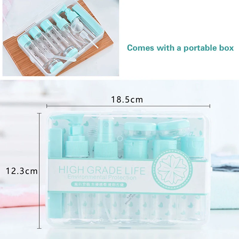 Portable Travel Plastic Bottle Set With Case Simple Cosmetic Sub-bottle For Shampoo Conditioner Lotion Cream
Portable Travel Plastic Bottle Set With Case Simple Cosmetic Sub-bottle For Shampoo Conditioner Lotion Cream