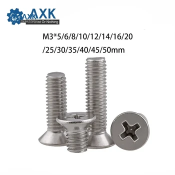 Head Screw 304 Stainless Steel 100pcs Machine Gb819 M3 Phillips Flat High Quality Service Lot (100 Pieces/lot) Metric Thread
Head Screw 304 Stainless Steel 100pcs Machine Gb819 M3 Phillips Flat High Quality Service Lot (100 Pieces/lot) Metric Thread