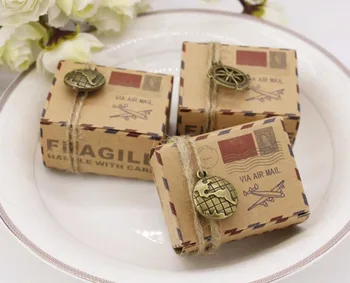100pcs Air Mail Plane Kraft Paper with Pandant Candy Chocolate Box Boxes For Wedding Party Birthday Baby Shower Favors Gift
100pcs Air Mail Plane Kraft Paper with Pandant Candy Chocolate Box Boxes For Wedding Party Birthday Baby Shower Favors Gift