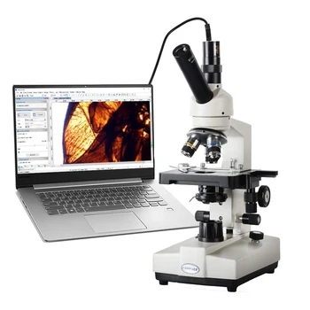 USB2.0 Monocular Electron Biological Microscope Three Holes Conversion Home School Education 40X-640X Microscope
USB2.0 Monocular Electron Biological Microscope Three Holes Conversion Home School Education 40X-640X Microscope