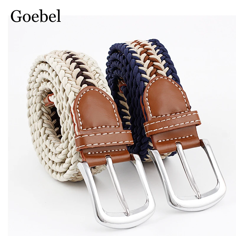 Hot Colors Men Women Fashion Belt Casual Knitted Pin Buckle Belt Woman Canvas Elastic Stretch Belts Lady Plain Webbing
Hot Colors Men Women Fashion Belt Casual Knitted Pin Buckle Belt Woman Canvas Elastic Stretch Belts Lady Plain Webbing