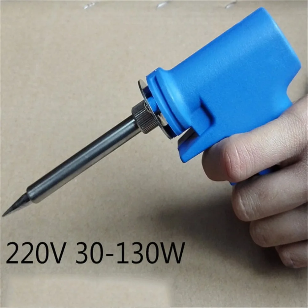 220V 30W-130W Professional Stainless Dual Power Quick Heat-Up Adjustable Welding Electric Soldering Iron Gun
220V 30W-130W Professional Stainless Dual Power Quick Heat-Up Adjustable Welding Electric Soldering Iron Gun