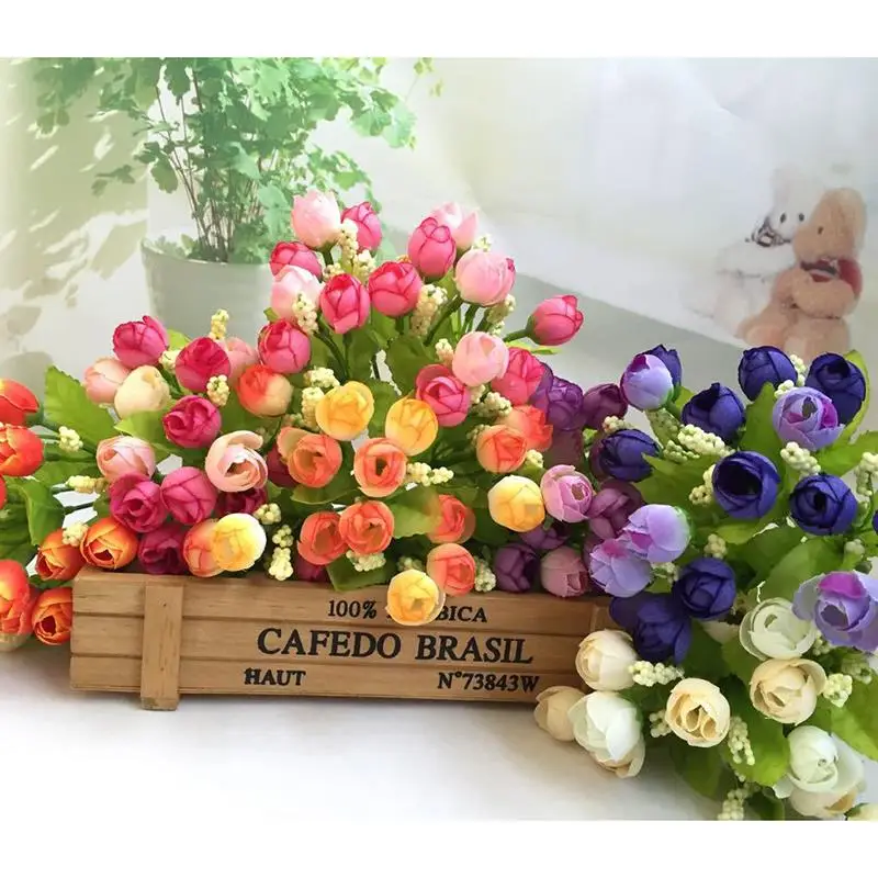 1pcs Artificial Rose Silk Flowers 15 Flower Heads Camellia Magnolia Floral Wedding Peony Bouquet Hydrangea Home Party Decoration
1pcs Artificial Rose Silk Flowers 15 Flower Heads Camellia Magnolia Floral Wedding Peony Bouquet Hydrangea Home Party Decoration