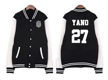 Kpop hip hop idol group topp-dogg member name printing baseball jacket preppy style single breasted hoodie jackets
Kpop hip hop idol group topp-dogg member name printing baseball jacket preppy style single breasted hoodie jackets