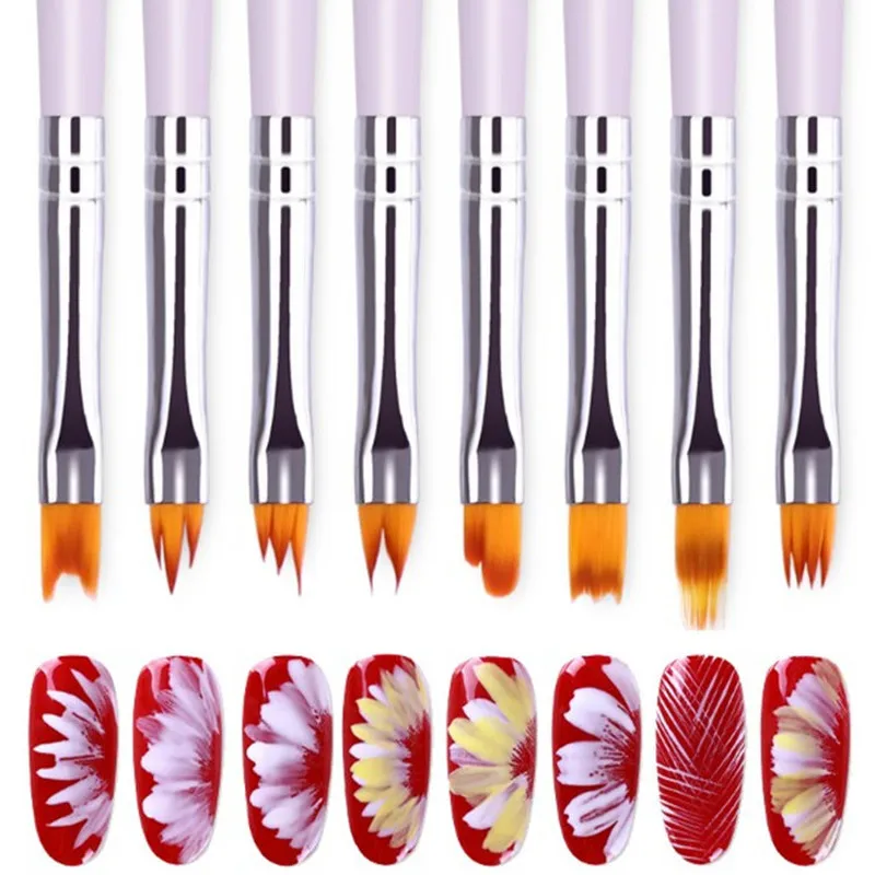 Gradient Acrylic Painting Nail Brush UV Gel Flower Drawing Pen Purple Handle Floral Painting Brush Manicure Nail Art Tool
Gradient Acrylic Painting Nail Brush UV Gel Flower Drawing Pen Purple Handle Floral Painting Brush Manicure Nail Art Tool