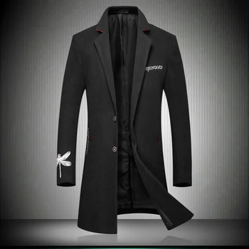 Mens Winter Warm Woolen Coat Jackets Mens Fashion Casual Slim Business Formal Long Section Overcoats High End Brand Windbreaker
Mens Winter Warm Woolen Coat Jackets Mens Fashion Casual Slim Business Formal Long Section Overcoats High End Brand Windbreaker