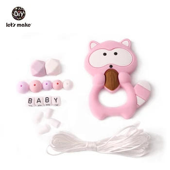 Let's make 1set Silicone Teething Food Grade New Pink Raccoon Suit Silicone Beads DIY Baby Letters Unique Gifts Baby Teethers
Let's make 1set Silicone Teething Food Grade New Pink Raccoon Suit Silicone Beads DIY Baby Letters Unique Gifts Baby Teethers
