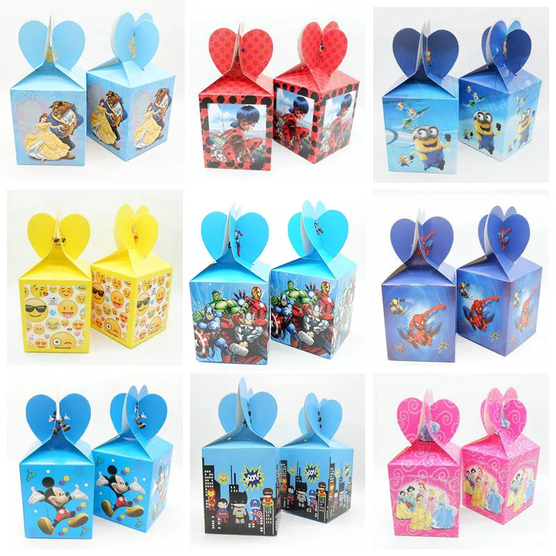 12pcs-lot-Princess-Superhero-Minnie-Mickey-Unicorn-Avengers-Candy-Box-Kids-Birthday-Gift-Box-Party-Decorations(1)(1)