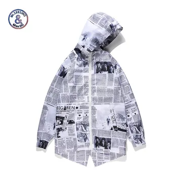 Mr.1991INC Men's Hooded Jackets 2018 Loose Windbreaker Thin Zipper Coats 3d Print Newspaper Funny Hip Hop Top Overcoat for Male
Mr.1991INC Men's Hooded Jackets 2018 Loose Windbreaker Thin Zipper Coats 3d Print Newspaper Funny Hip Hop Top Overcoat for Male