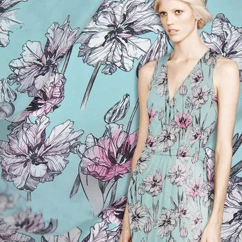 The sketch flower marry digital painting double Joe silk fabric for satin dress bazin riche getzner telas por metro tissus tela
The sketch flower marry digital painting double Joe silk fabric for satin dress bazin riche getzner telas por metro tissus tela