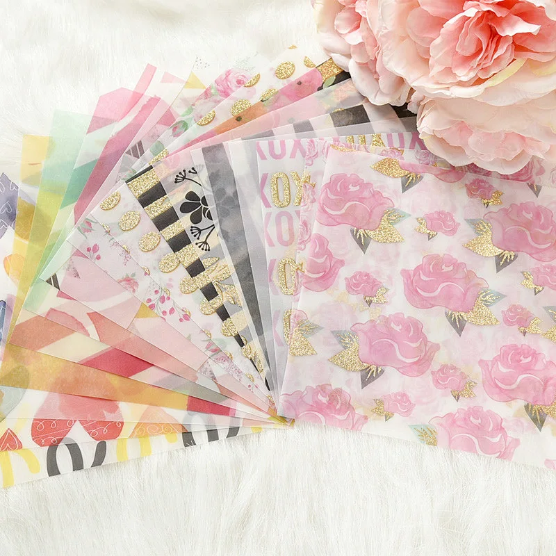 16Pcs/lot 15cm Flower Pattern Printed Vellum Paper Die Cuts For Diy Scrapbooking Happy Planner Card Making Journaling Project
16Pcs/lot 15cm Flower Pattern Printed Vellum Paper Die Cuts For Diy Scrapbooking Happy Planner Card Making Journaling Project