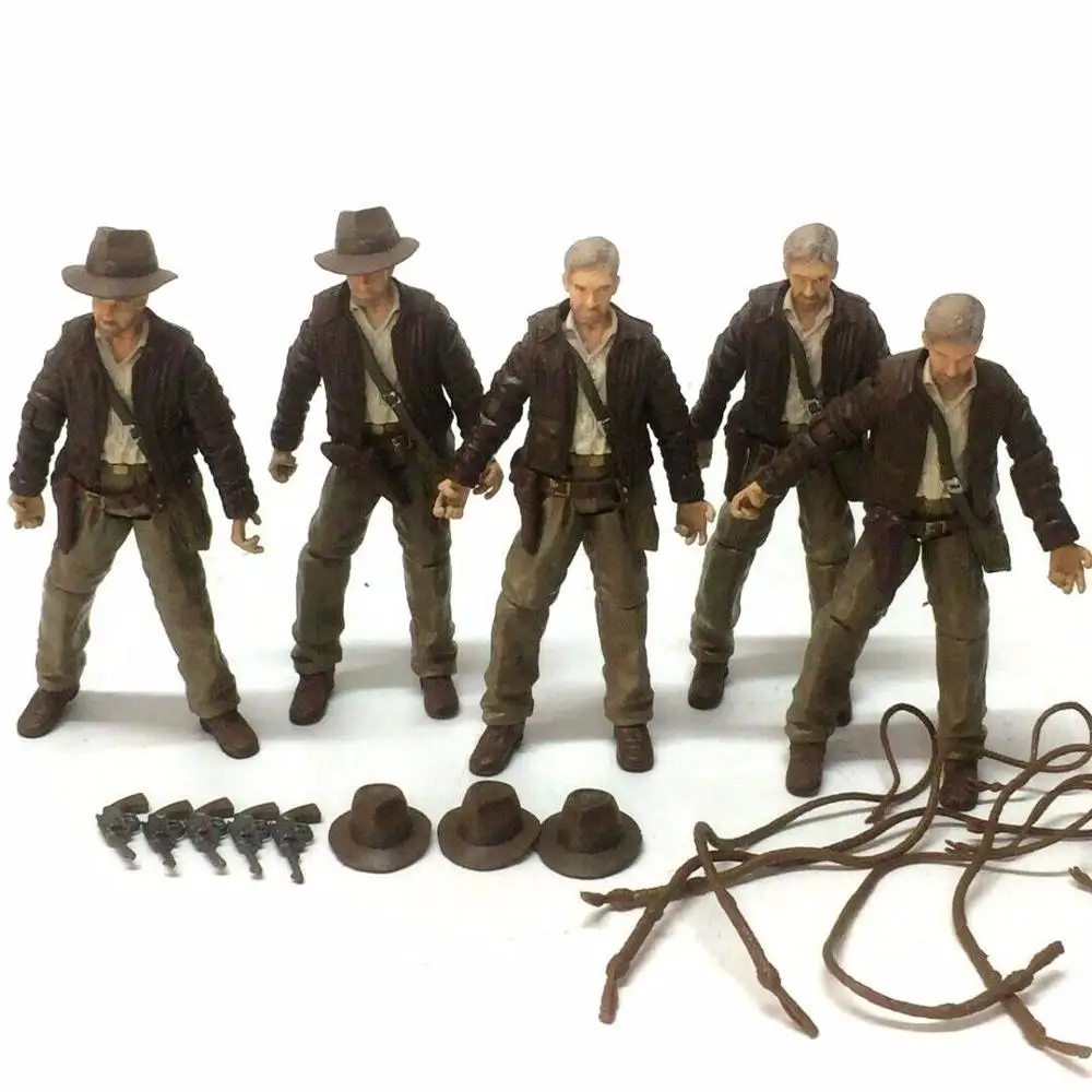 BIXE Action Figure Toy Lot 5pcs Indiana Jones Raiders of the Lost Ark 3.75" Loose Action Figure Set Collection
BIXE Action Figure Toy Lot 5pcs Indiana Jones Raiders of the Lost Ark 3.75" Loose Action Figure Set Collection