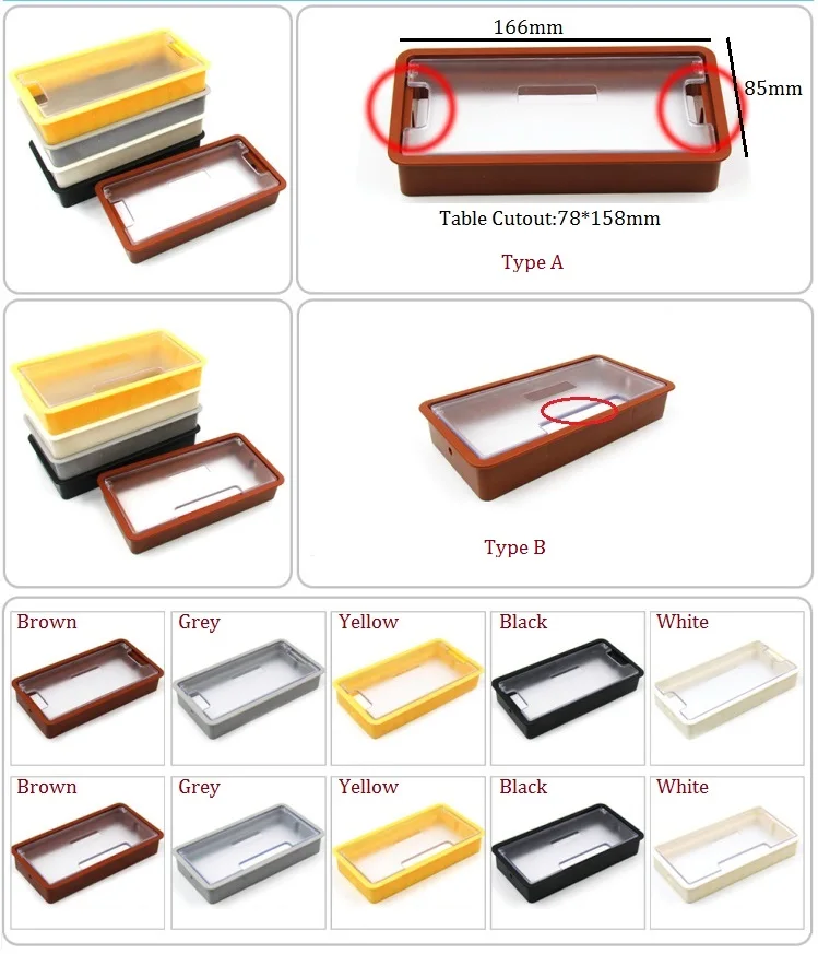 10Pcs/Lot Premintehdw Rectangle Plastic Table TV Cabinet Desk Wire Cable Grommet
10Pcs/Lot Premintehdw Rectangle Plastic Table TV Cabinet Desk Wire Cable Grommet