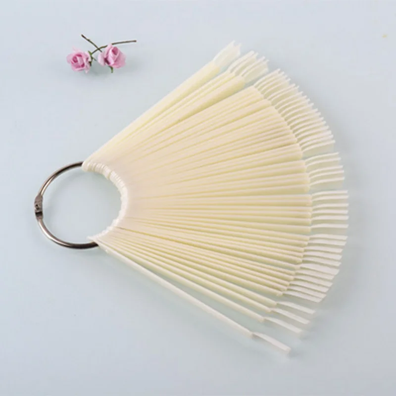 50pcs Clear, Beige Nail Polish Display Fan chart New Salon DIY Design Practice Tips Display Palette Stick Tool
50pcs Clear, Beige Nail Polish Display Fan chart New Salon DIY Design Practice Tips Display Palette Stick Tool