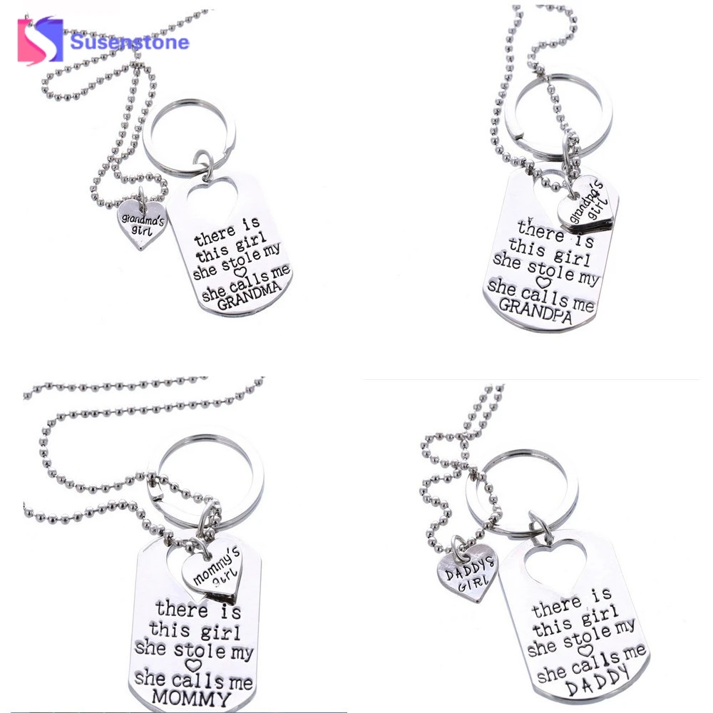 susenstone Hot Letter Heart Pendant Necklace Keychain Necklace Daddy Daughter Dad Father Girls Jewelry 2018 New 0531
susenstone Hot Letter Heart Pendant Necklace Keychain Necklace Daddy Daughter Dad Father Girls Jewelry 2018 New 0531