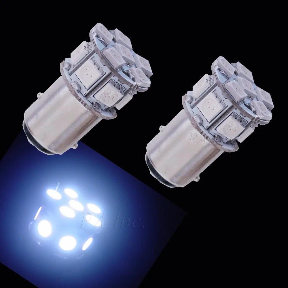 PA LED 2PCS x 1157 BAY15D 13SMD Dual Filemen 5050 LED Scooter Auto Rear Brake Light White 12V
PA LED 2PCS x 1157 BAY15D 13SMD Dual Filemen 5050 LED Scooter Auto Rear Brake Light White 12V