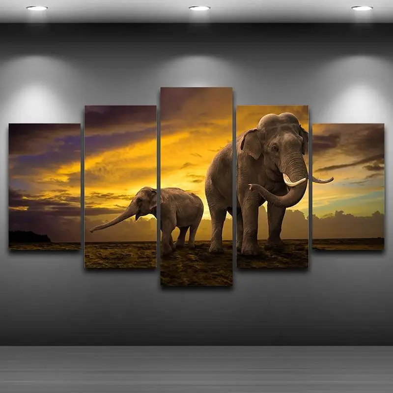 Elephant & Sunrise Canvas Wall Art Oil Paintings Home Decor Painting For Home Deocr Picture Ready to Hang Drop Shipping
Elephant & Sunrise Canvas Wall Art Oil Paintings Home Decor Painting For Home Deocr Picture Ready to Hang Drop Shipping