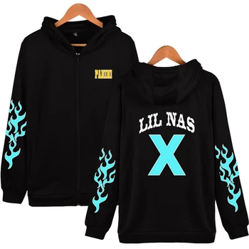 Lil Nas X Rapper Print Zipper Hoodie Streetwear Women/Men Spring Summer Casual Fashion Comfortable Hooded Sweatshirt Hot Sale
Lil Nas X Rapper Print Zipper Hoodie Streetwear Women/Men Spring Summer Casual Fashion Comfortable Hooded Sweatshirt Hot Sale