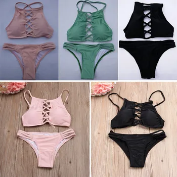 Bikini 2019 Women Push-up Padded Bra Bandage Bikini Set Swimsuit Triangle Swimwear Bathing Swimming Suit For Women Summer Bikini
Bikini 2019 Women Push-up Padded Bra Bandage Bikini Set Swimsuit Triangle Swimwear Bathing Swimming Suit For Women Summer Bikini