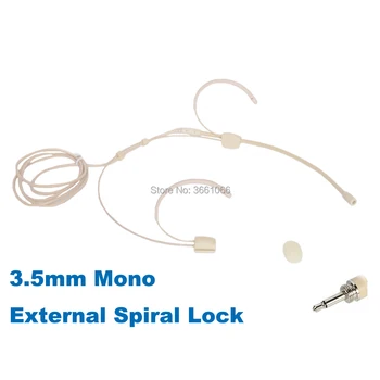 Pro Headset Omidirectional Conference Microphone Condenser Headworn Microphone 3.5mm Connector External Spiral Lock LY-002
Pro Headset Omidirectional Conference Microphone Condenser Headworn Microphone 3.5mm Connector External Spiral Lock LY-002