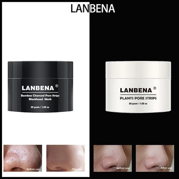 LANBENA Blackhead Remover Mask Pore Strip Nose Black Facial Mask Peeling Acne Treatment Aloe Black Deep Cleansing Skin Care
LANBENA Blackhead Remover Mask Pore Strip Nose Black Facial Mask Peeling Acne Treatment Aloe Black Deep Cleansing Skin Care