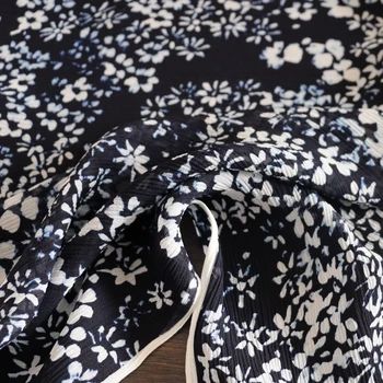 Deep Blue Floral Silk Crepe Fabric Scarf Dress Material Silk Crinkled Chiffon 100*125cm
Deep Blue Floral Silk Crepe Fabric Scarf Dress Material Silk Crinkled Chiffon 100*125cm