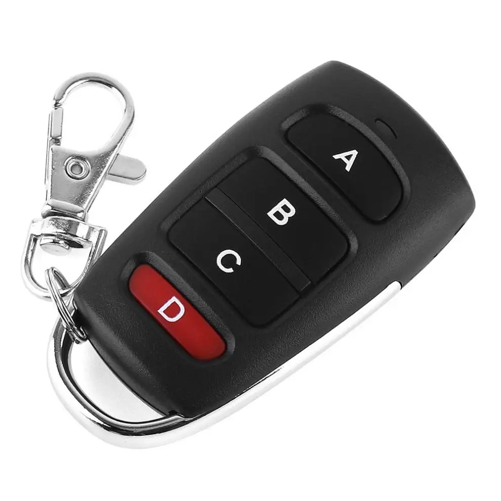 European 433 Duplicator Copy Wireless Super Copy Remote Control Four Button Remote ABCD with Keychain for Car Home Garage
European 433 Duplicator Copy Wireless Super Copy Remote Control Four Button Remote ABCD with Keychain for Car Home Garage